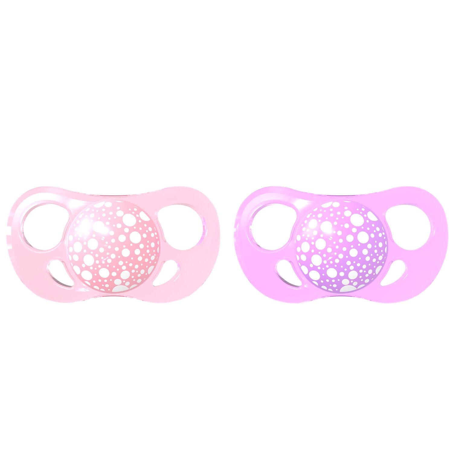 Twistshake® 2x Duda Pastel Pink&Purple (0+/6+) 6+M Twistshake