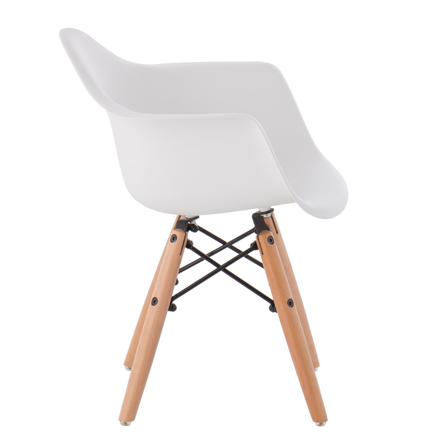 EM Furniture Eiffel Otroški stolček Arm White EM Furniture