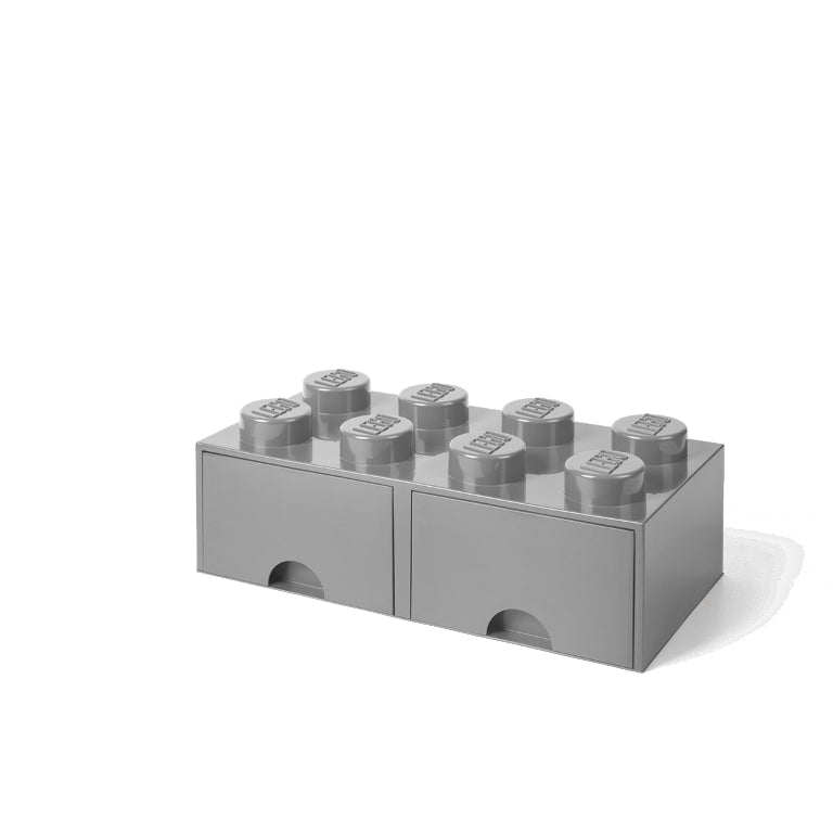 Lego® Škatla za shranjevanje s predali 8 Medium Stone Grey Lego