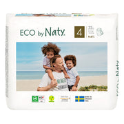 Eco by Naty® Hlačne plenice 4 (8-15 kg) 22 kosov Eco by Naty