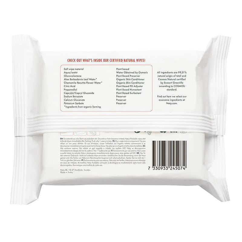 Eco by Naty® Osvežilni robčki Flushable 42 kosov Eco by Naty