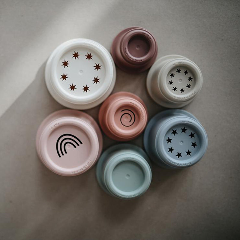 Mushie® Posodice za zlaganje Original Mushie