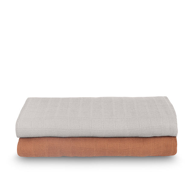 Jollein® Komplet 2 povijalnih pleničk Caramel 115x115 Jollein