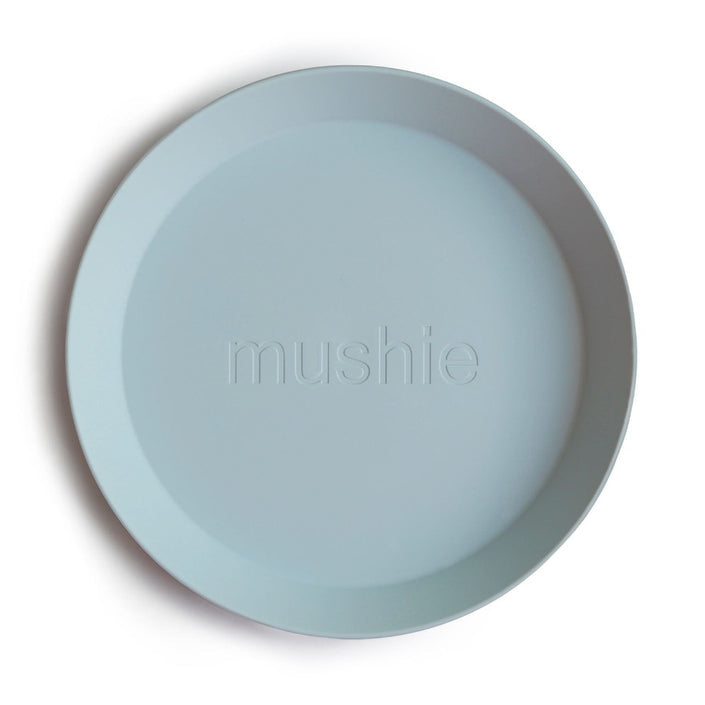Mushie® Set dveh krožnikov Powder Blue Mushie
