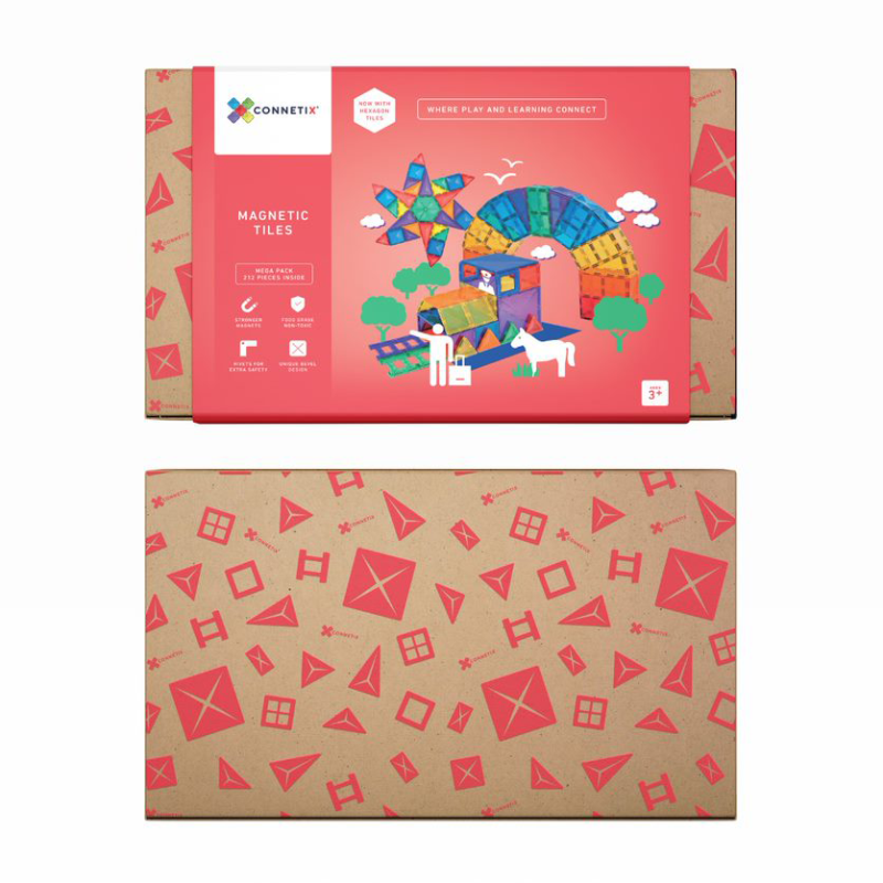 Connetix® Magnetne ploščice Mega Pack 212-delni Connetix