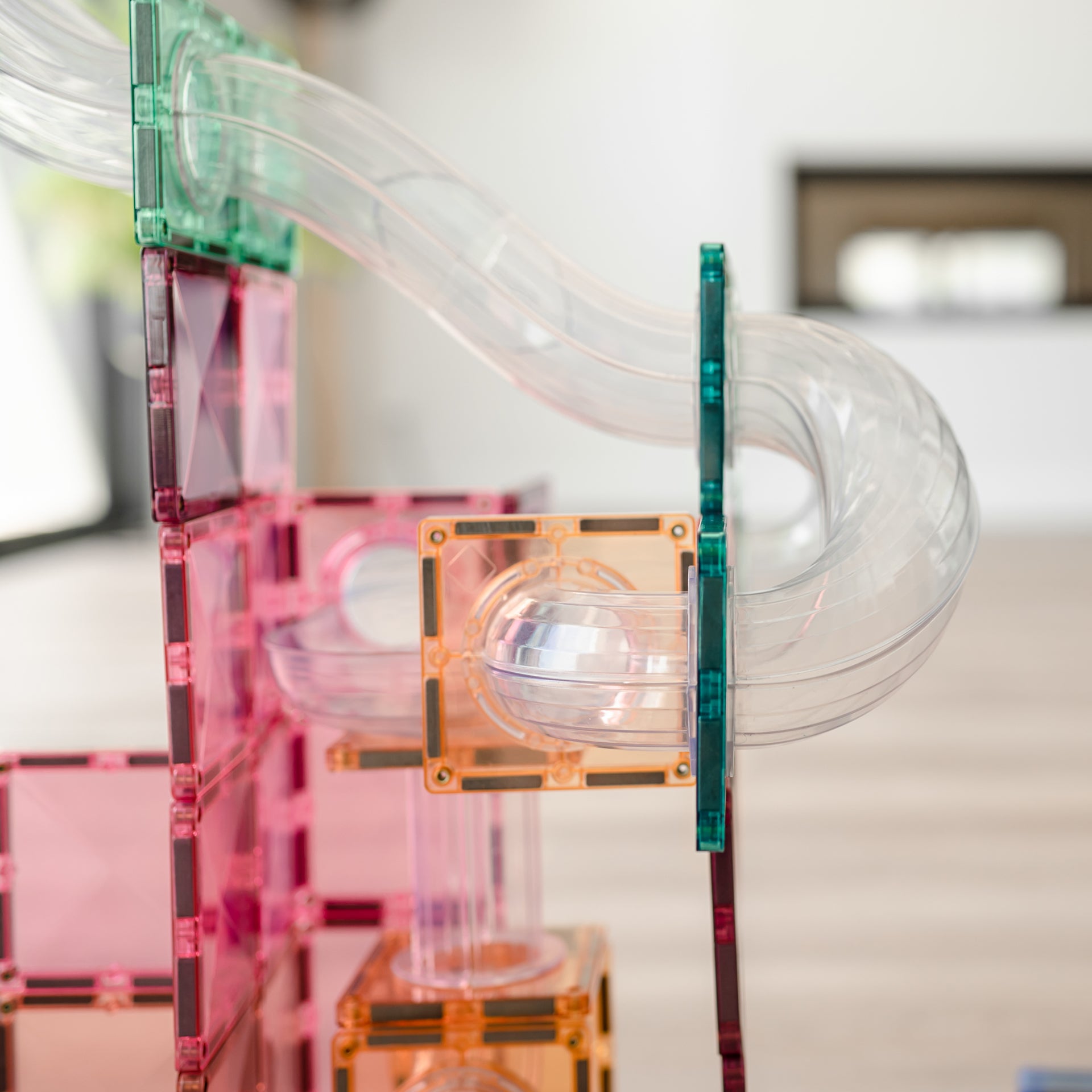 Connetix® Magnetne ploščice Pastel Ball Run Expansion Pack 80-delni Connetix