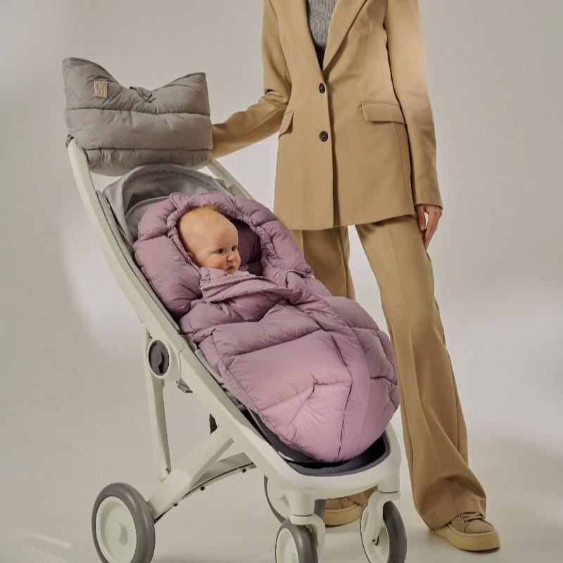 Leokid® Zimska vreča Eddy - Lilac Gray (80 cm) Leokid