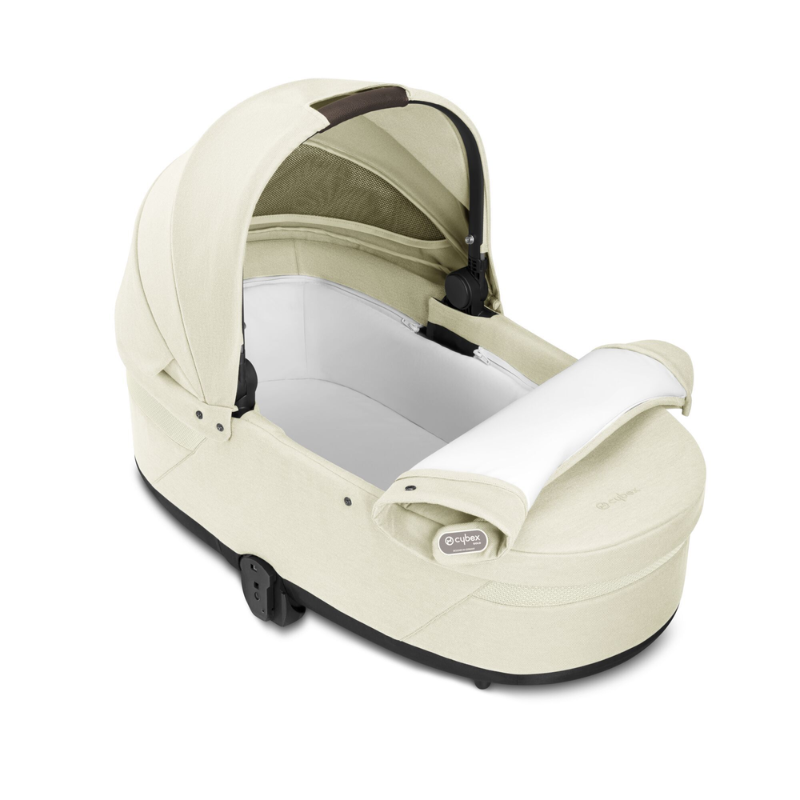 Cybex® Otroški voziček 4v1 Balios S Lux + Avtosedež Cloud G + IsoFix baza G Seashell Beige (+ Rain cover) Cybex