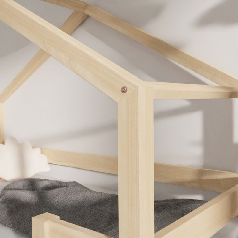 Benlemi® Otroška postelja Lucky 120x190 Natural Benlemi