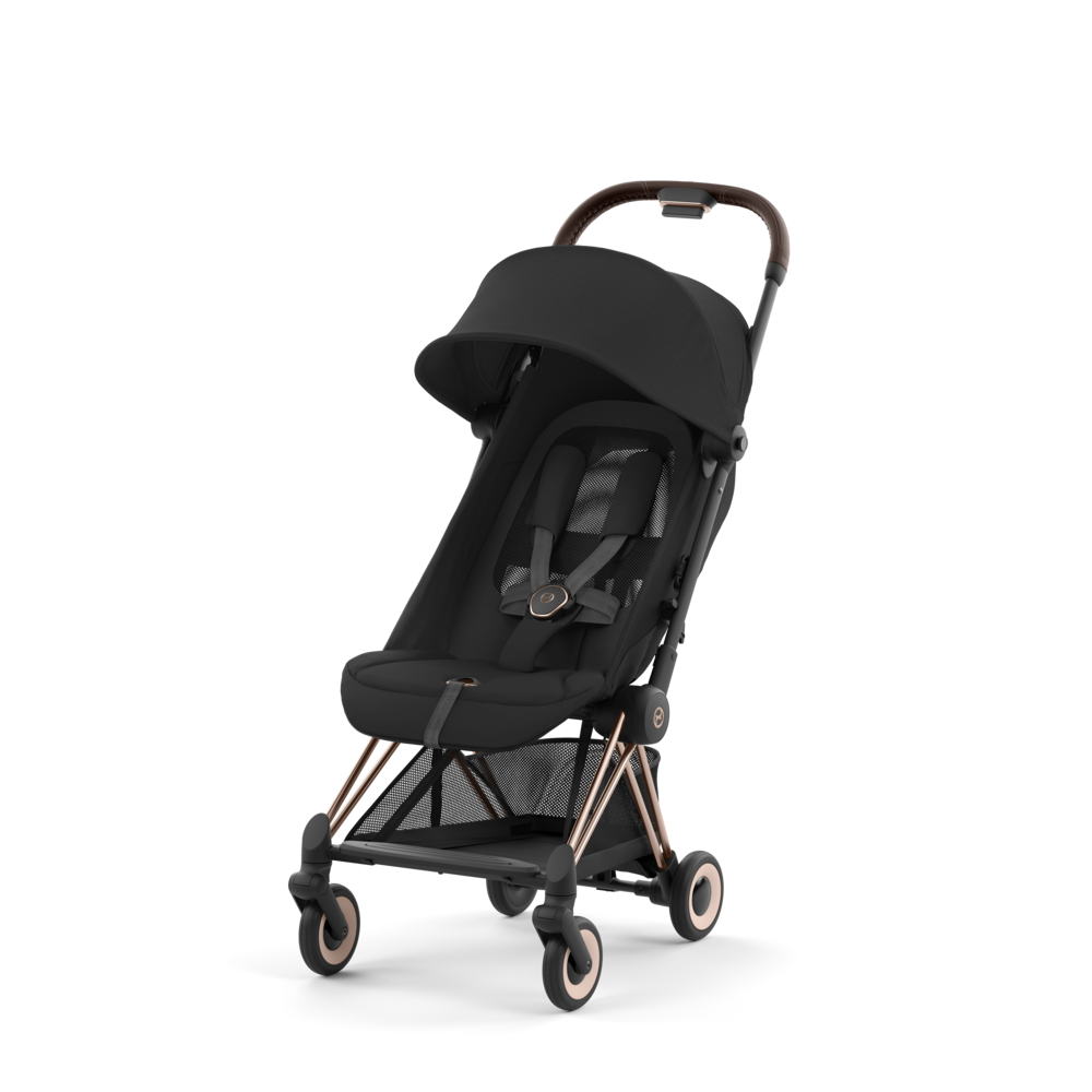 Cybex Platinum® Otroški voziček Coya™ Sepia Black (Rosegold Frame) Cybex Platinum