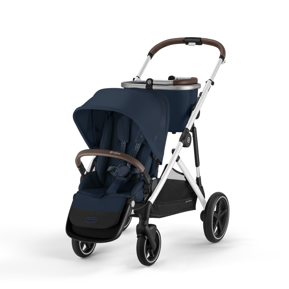 Cybex® Otroški voziček Gazelle™ Ocean Blue (Silver Frame) Cybex