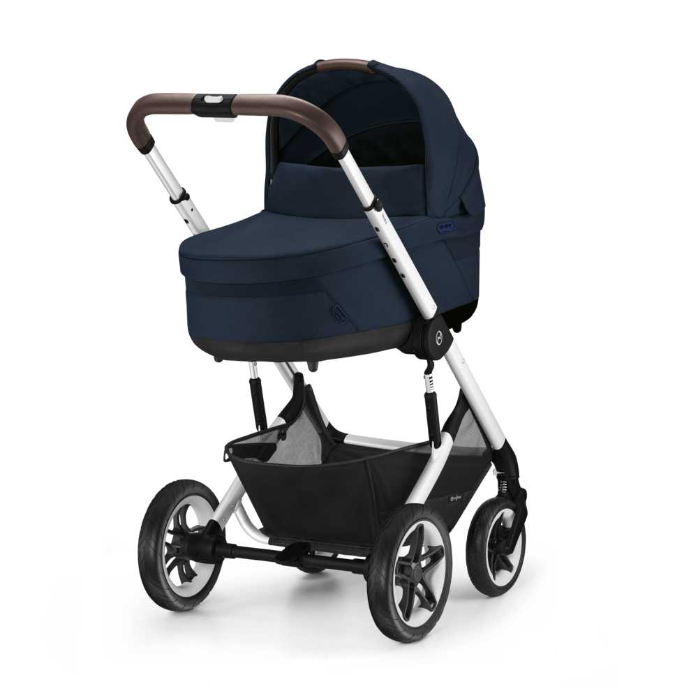 Cybex® Otroški voziček Talos S LUX (0-22 kg) Ocean Blue (Silver Frame) Cybex