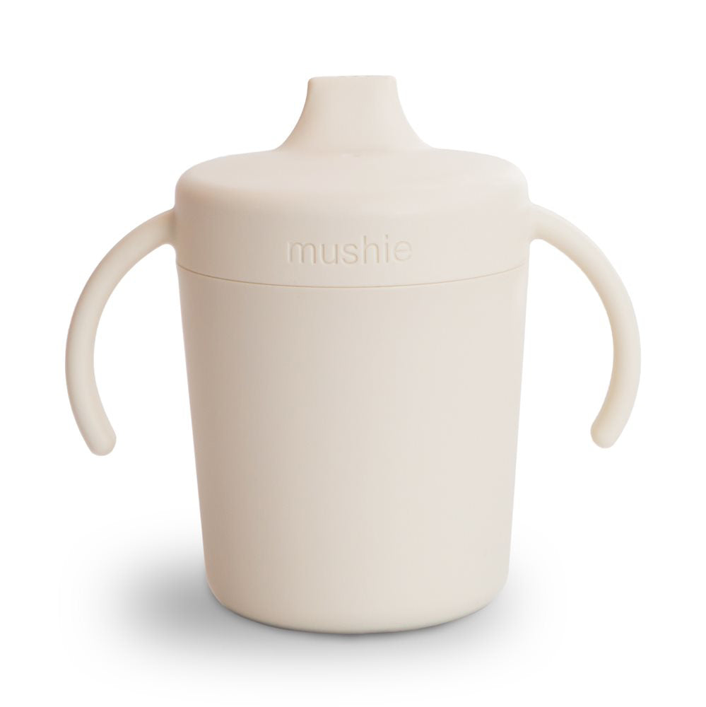 Mushie® Kozarček za učenje pitja Sippy Cup Ivory Mushie