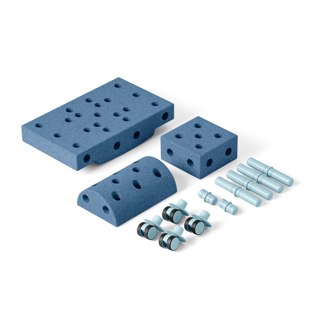 Modu® Curiosity Set - Deep Blue/Sky Blue Modu