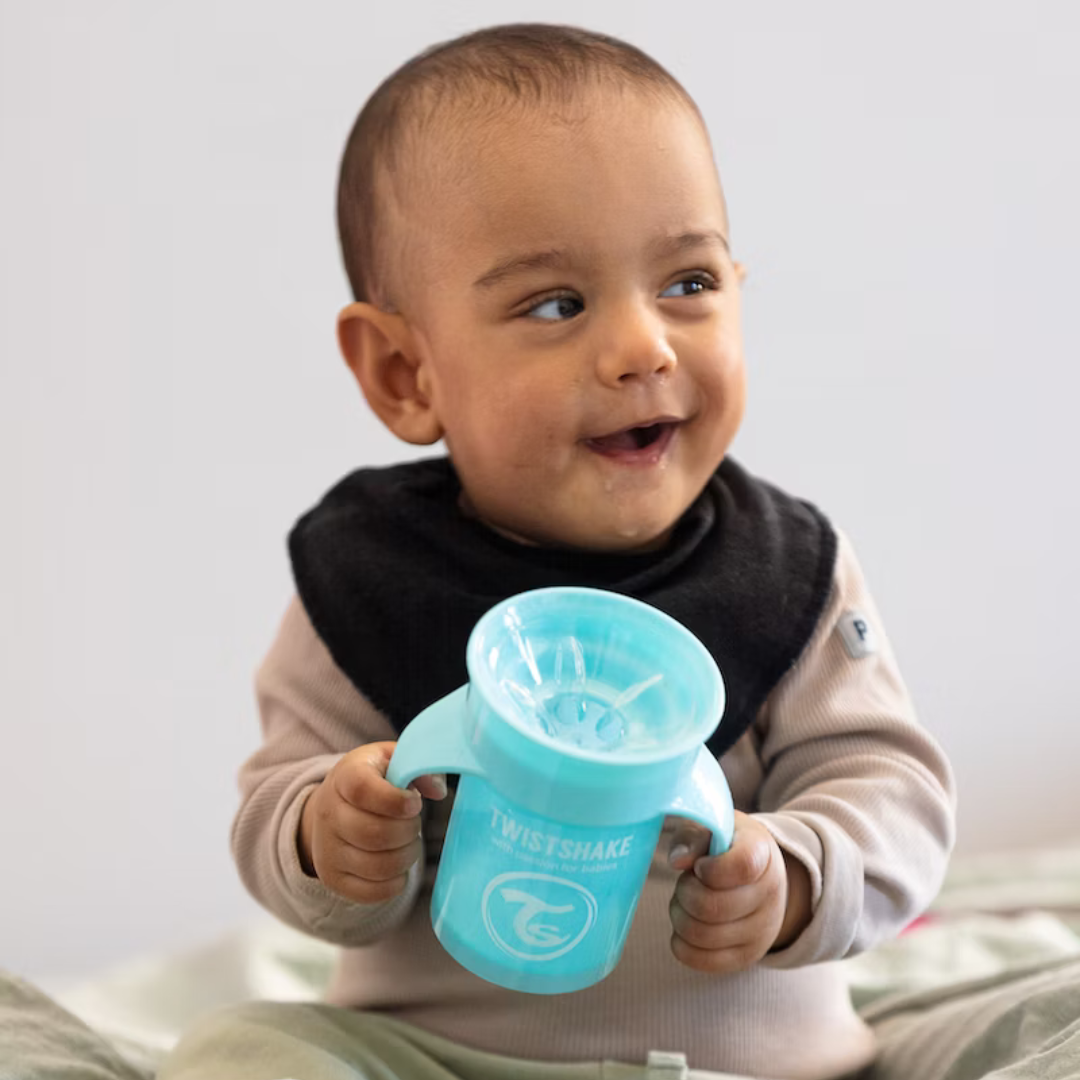 Twistshake® 360 Lonček za učenje pitja 230ml Blue Twistshake