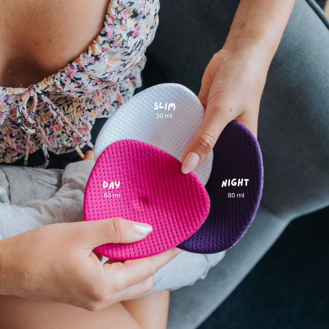 Cache Coeur® Dnevne pralne blazinice za dojenje Curve 4 kosi Cache Coeur