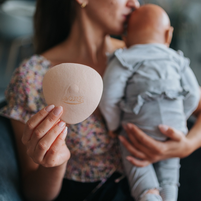 Cache Coeur® Nočne pralne blazinice za dojenje Curve 4 kosi Cache Coeur