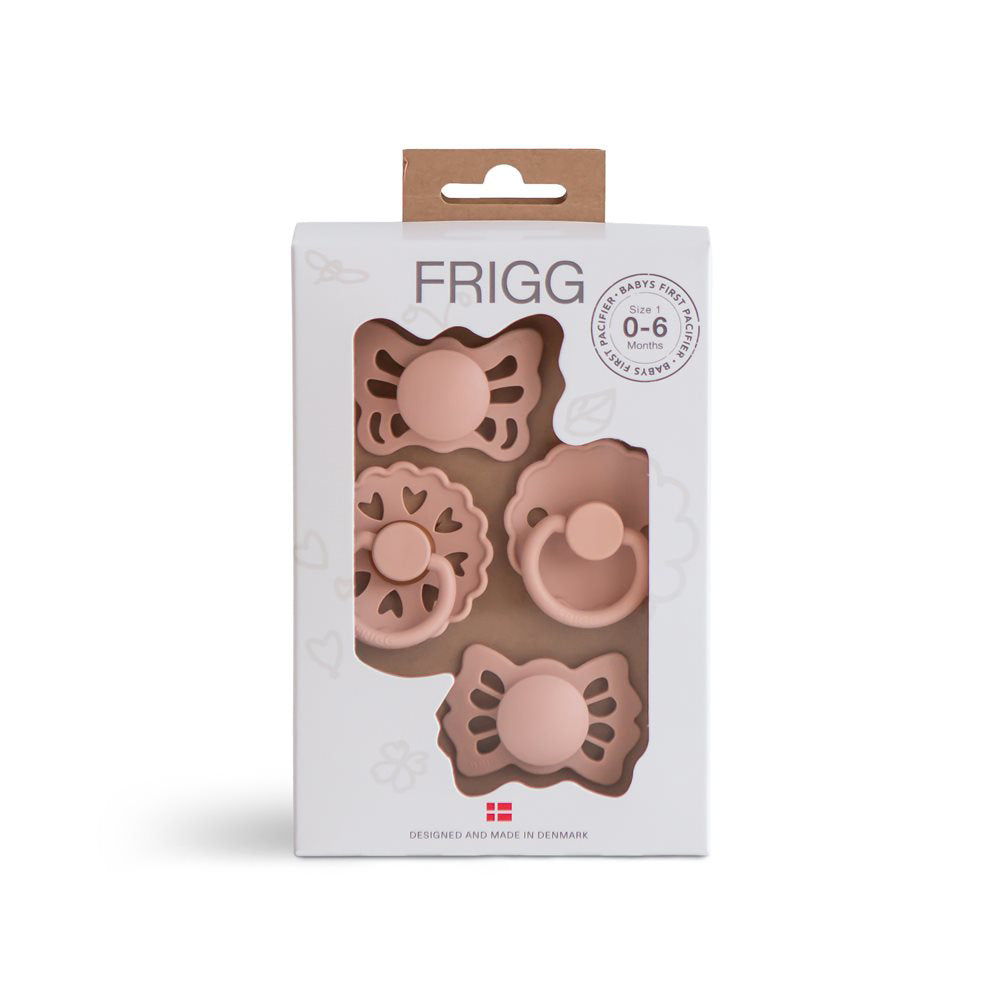 Frigg® Prvi komplet dud za novorojenčka Floral Heart Blush FRIGG