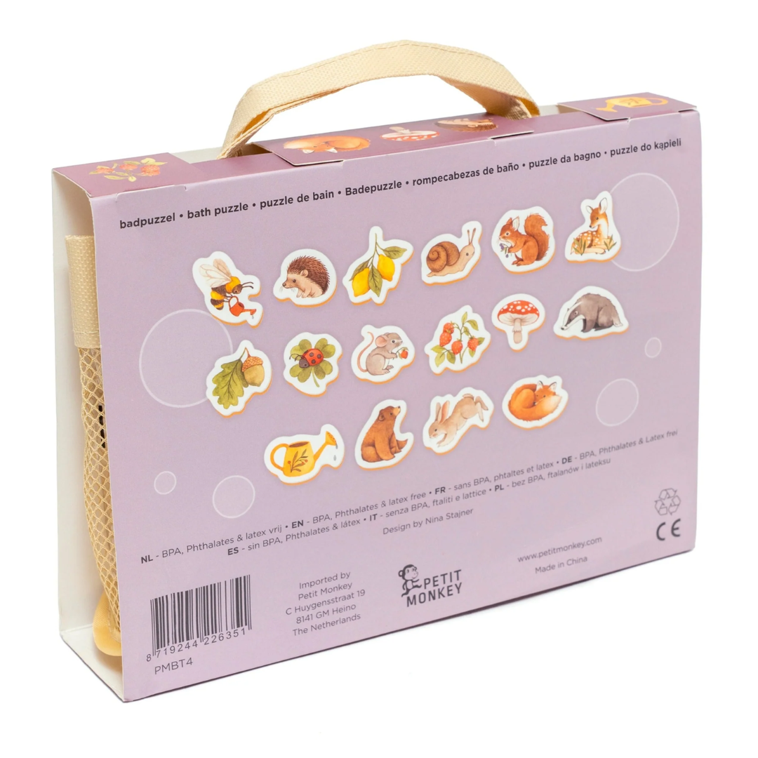 Petit Monkey® Penaste puzzle za kopel Bear and Friends Petit Monkey