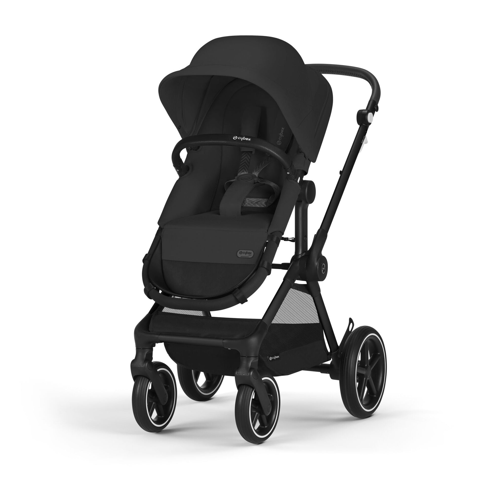 Cybex® Otroški voziček 2v1 Eos™ Lux Moon Black (Black Frame) Cybex