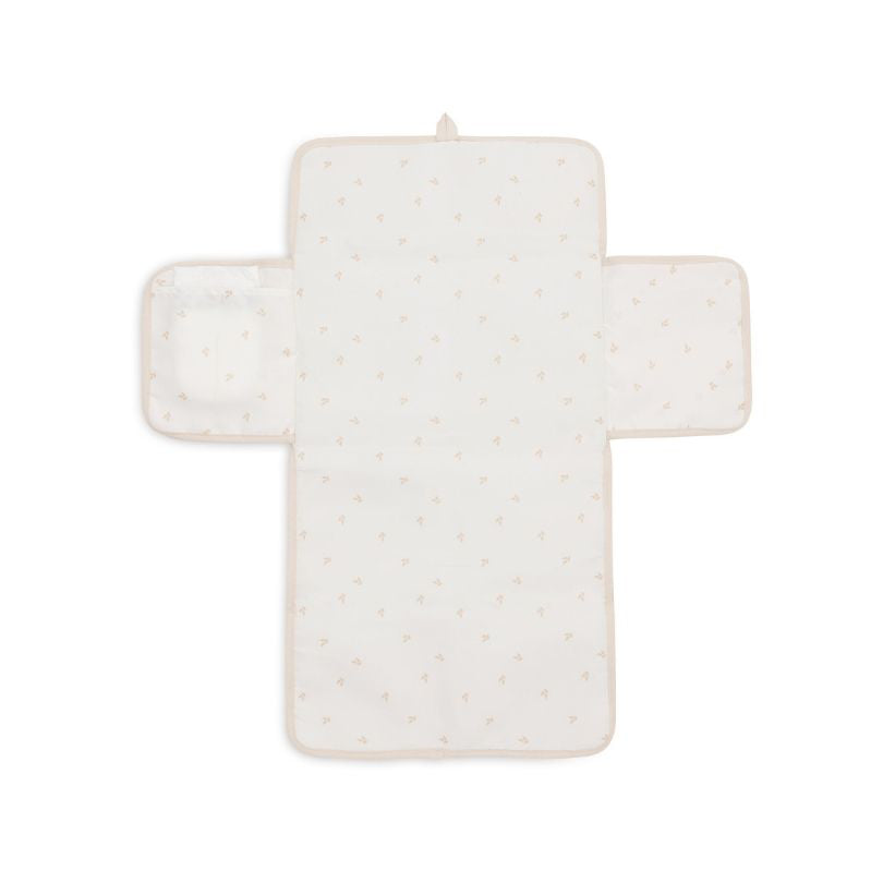 Jollein® Previjalna podloga z žepkom Twill Natural Jollein