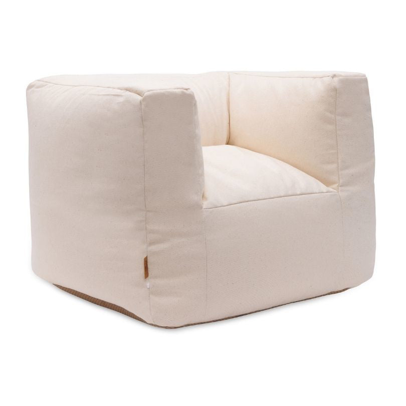 Jollein® Otroška zofa Beanbag Twill Natural Jollein