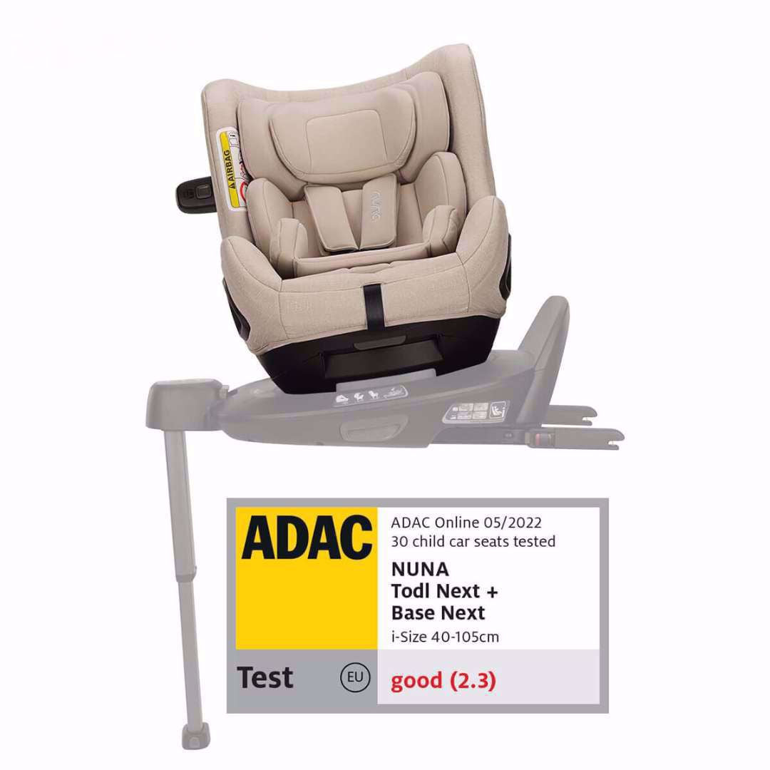 Nuna® Otroški avtosedež Todl™ Next 360° i-Size (40-105 cm) Biscotti Nuna
