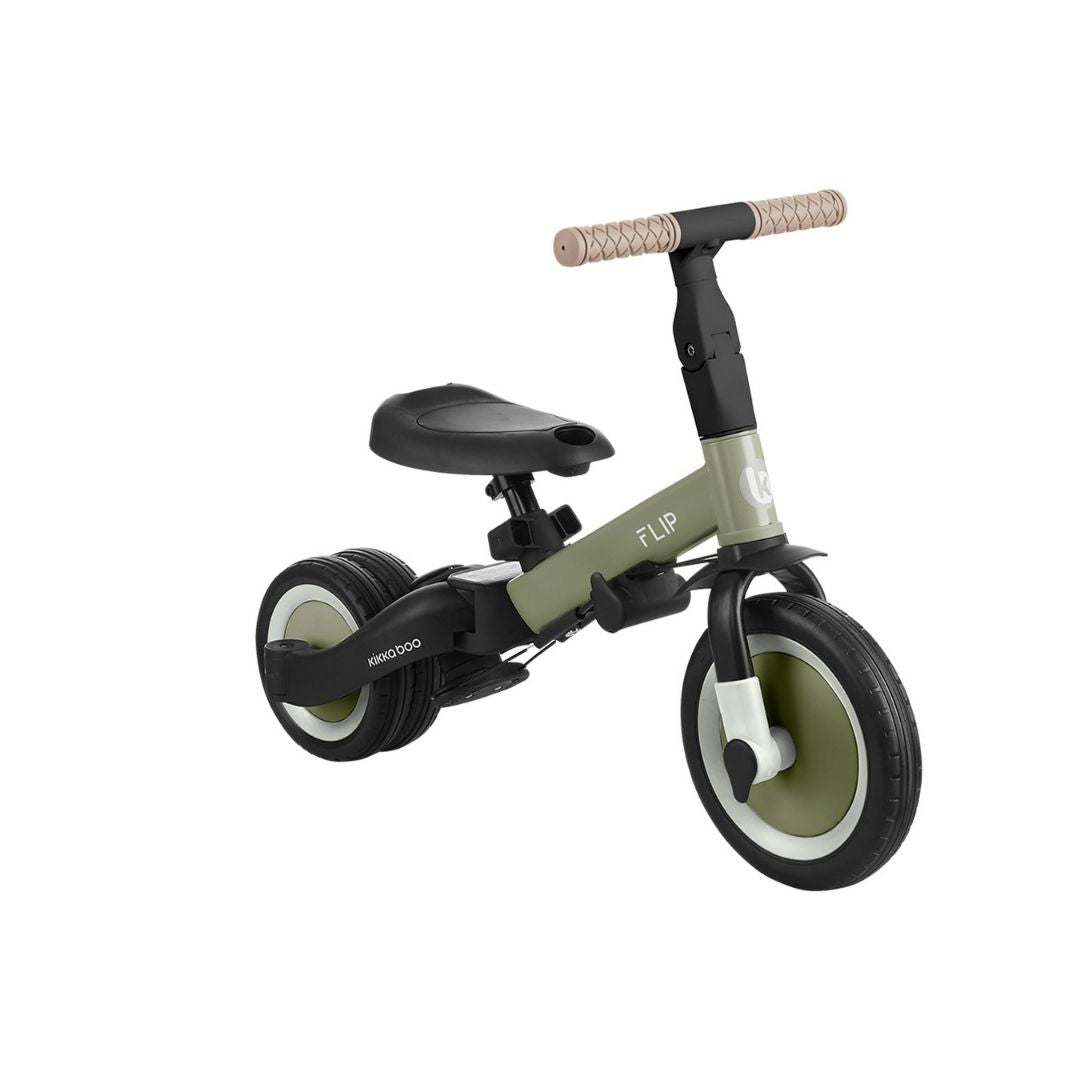 KikkaBoo® Otroški tricikel 5in1 Flip Army Green KikkaBoo