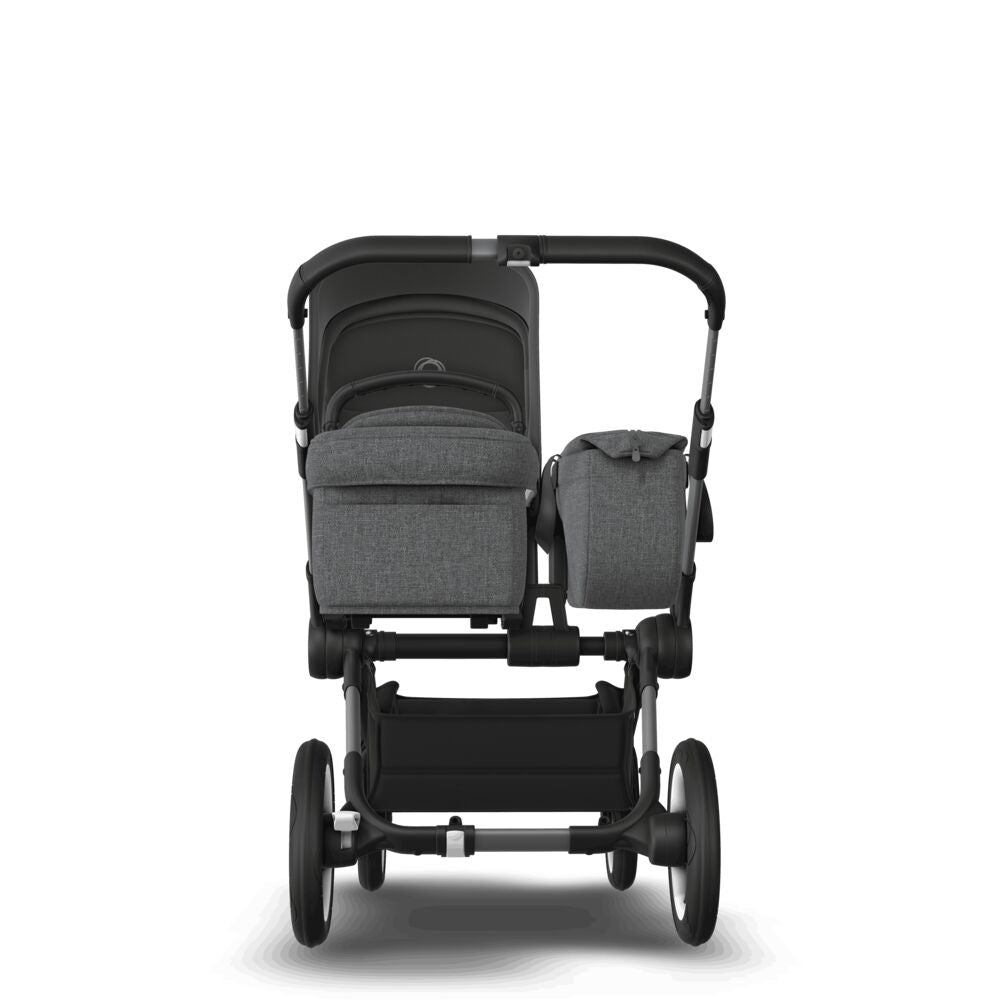 Bugaboo® Otroški voziček 2v1 DONKEY 5 Mono Complete Graphite/Grey Melange - Grey Melange Bugaboo
