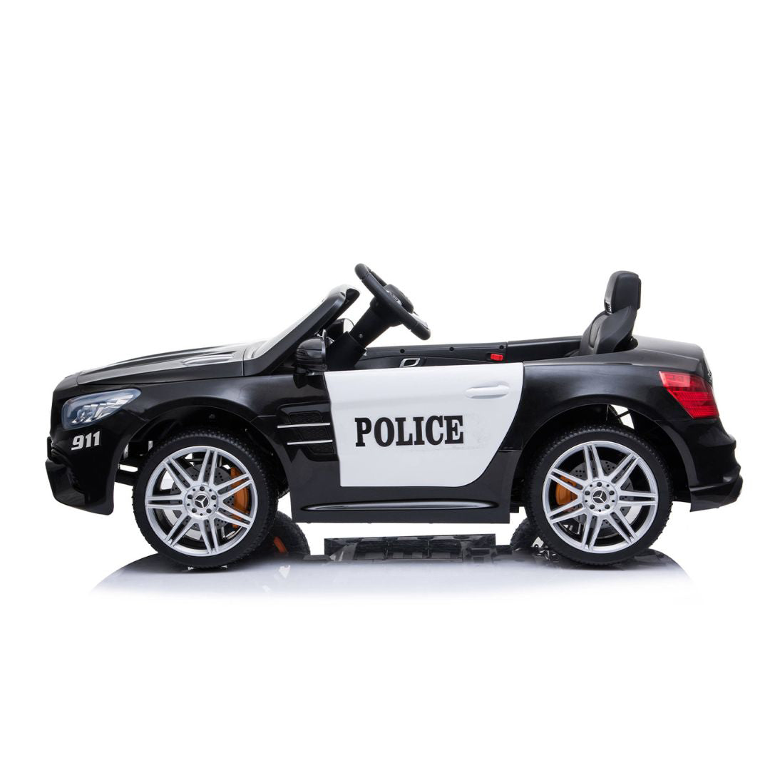 KikkaBoo® Avto na akumulator Licensed Mercedes Benz SL500 Police Black KikkaBoo