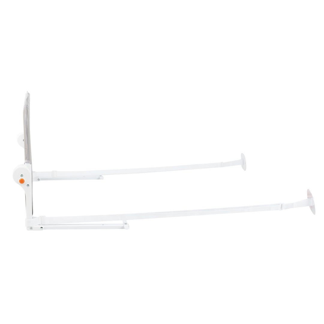 KikkaBoo® Posteljno varovalo I am Safe 120 cm Grey KikkaBoo