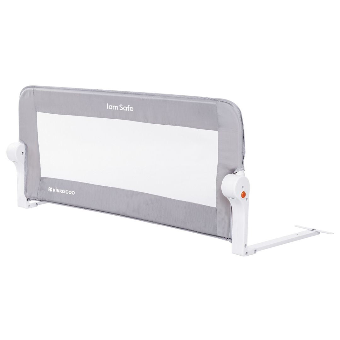 KikkaBoo® Posteljno varovalo I am Safe 102cm Grey KikkaBoo