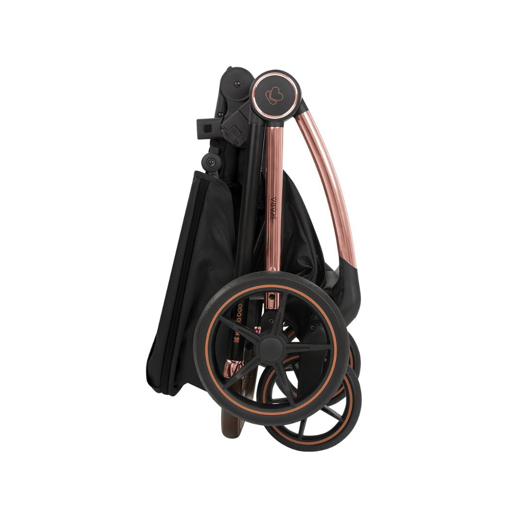 KikkaBoo® Otroški voziček s košaro 2v1 Kara Black KikkaBoo