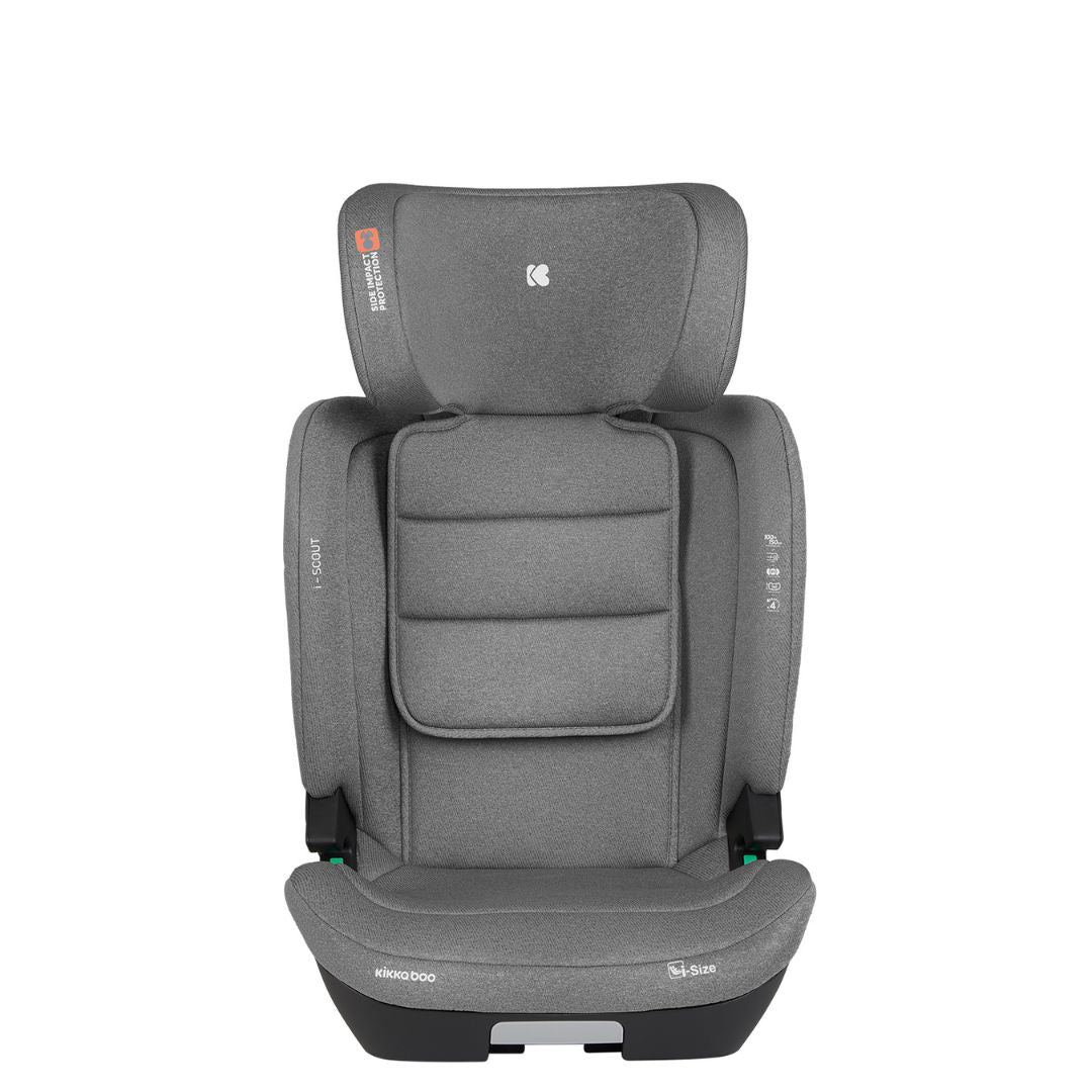 KikkaBoo® Otroški avtosedež i-Scout i-SIZE (100-150 cm) Light Grey KikkaBoo