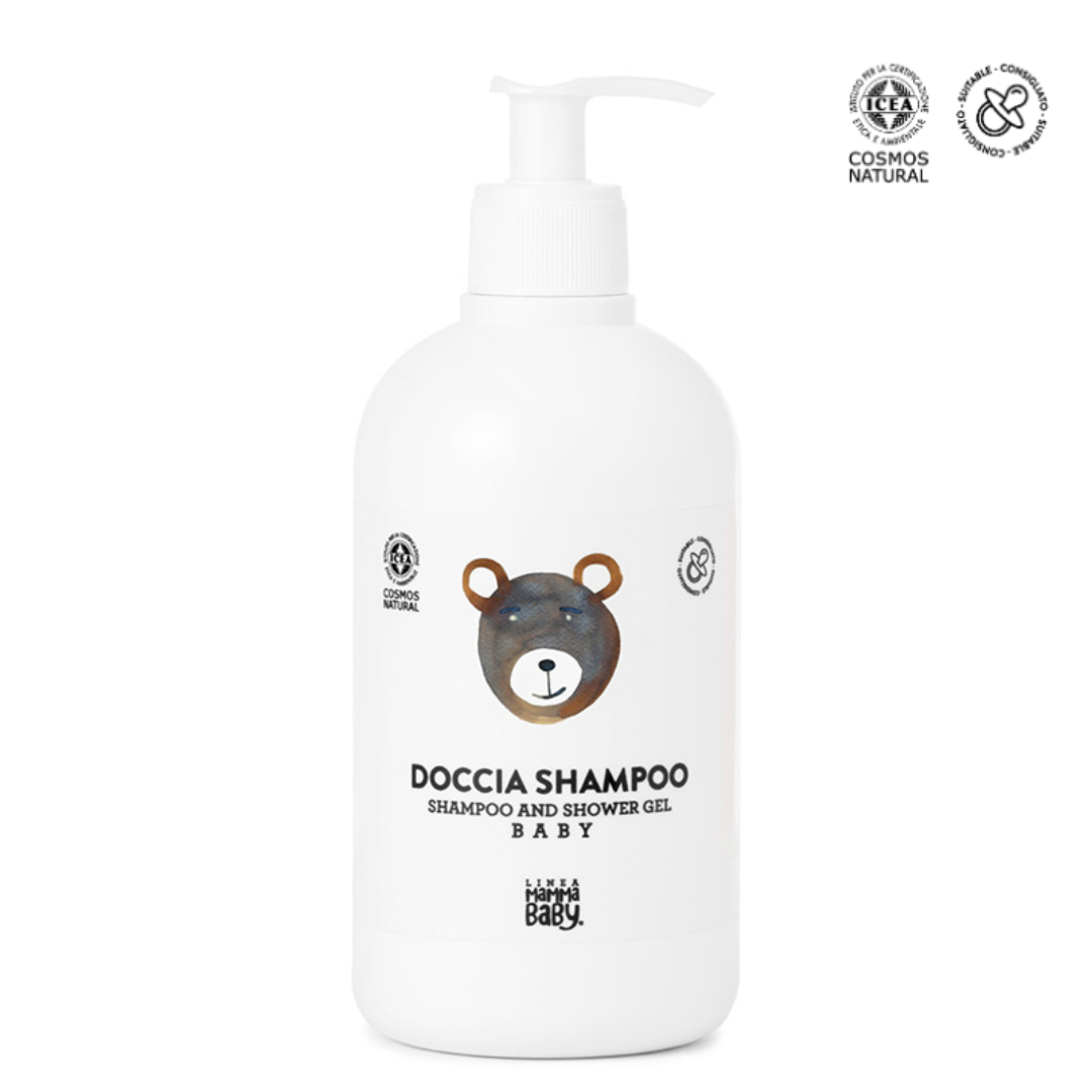 Linea MammaBaby® Gel za prhanje in šampon za lase Giacomino 500 ml Linea MammaBaby