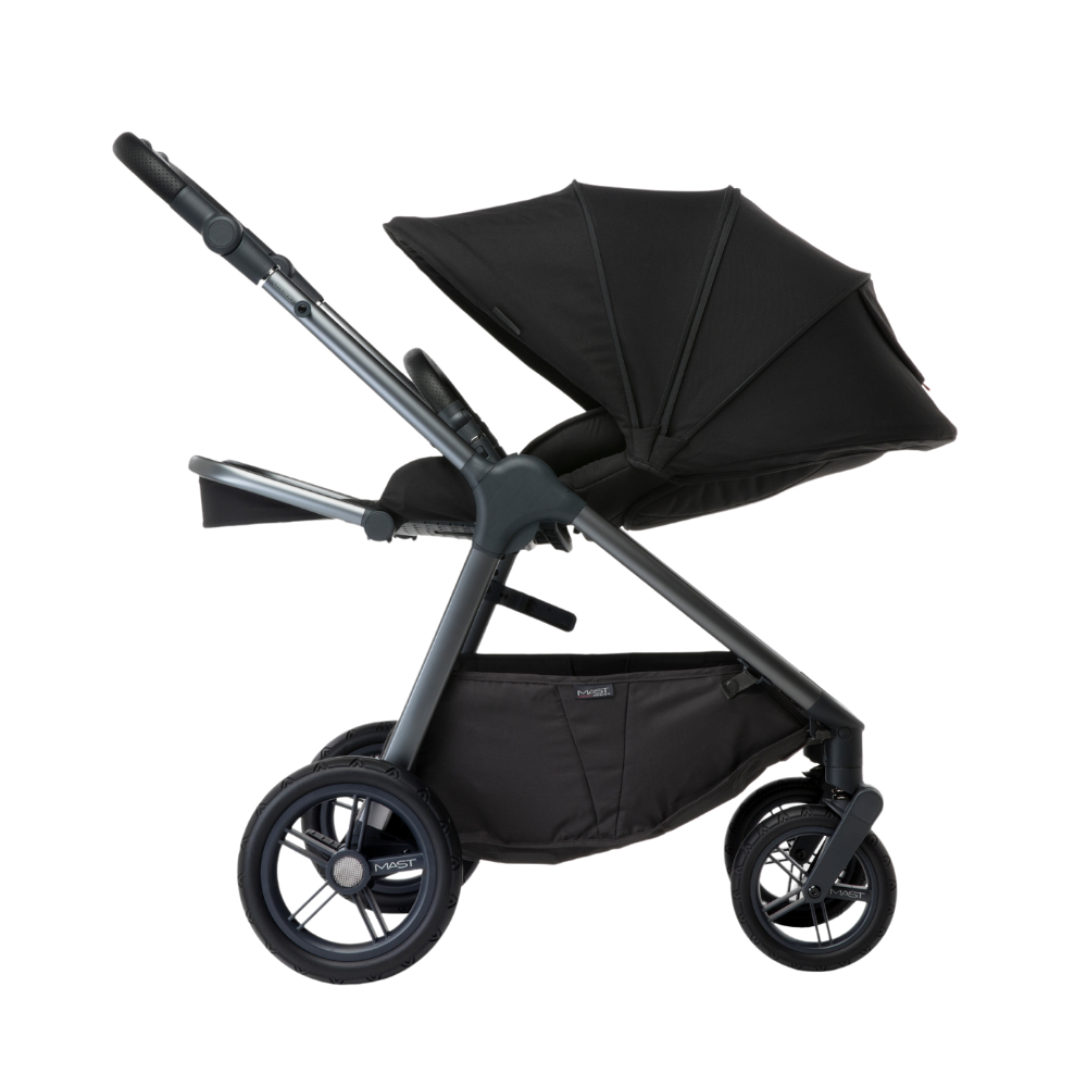 MAST® M5X Kompaktni otroški voziček 2v1 Onyx Mast