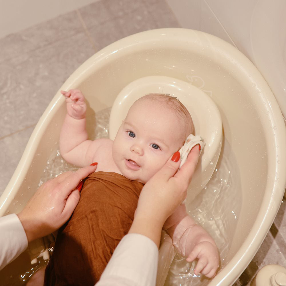 Mushie® Krpice za umivanje 5 kos Pink Flowers 30x30 Mushie