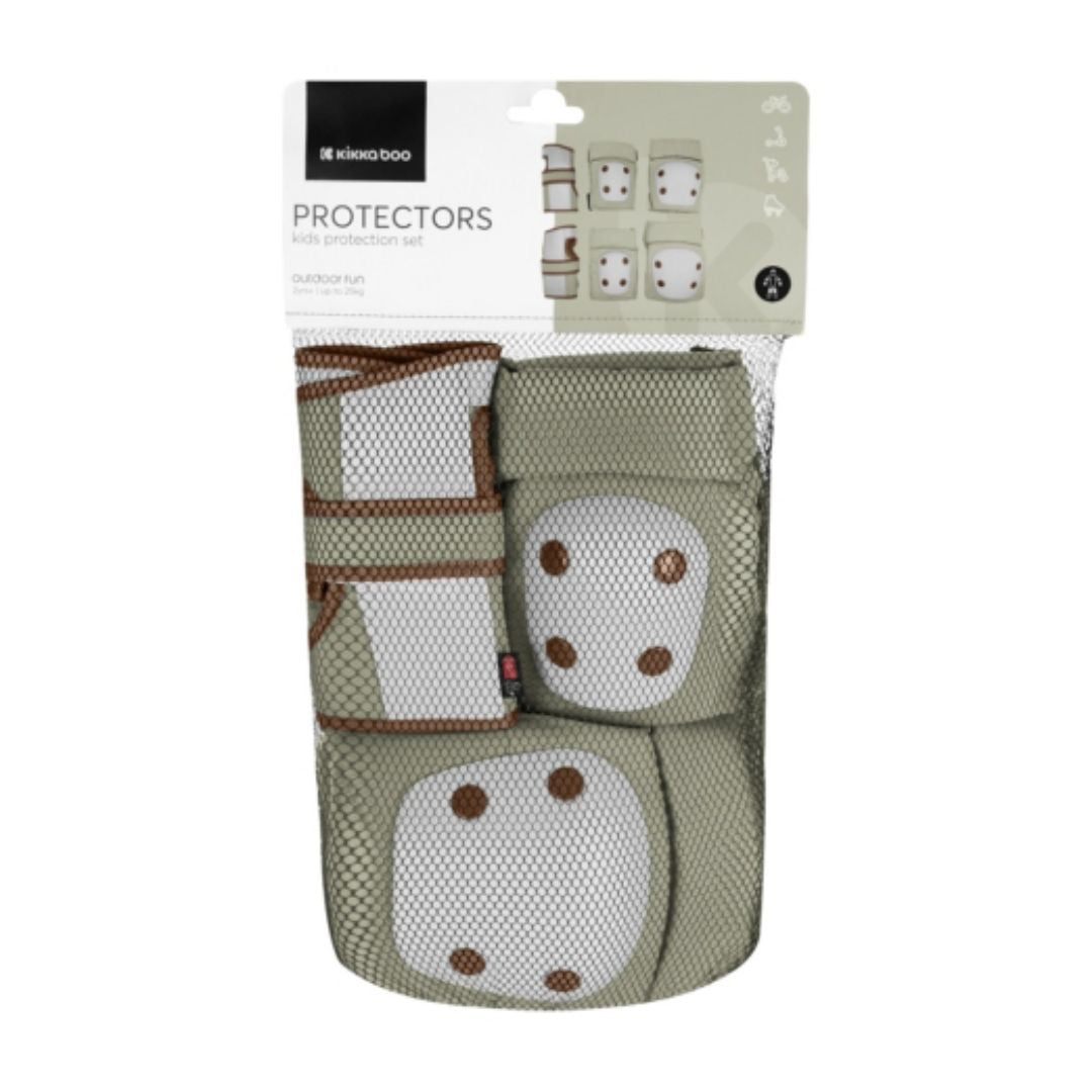 KikkaBoo® Ščitniki za kolena in komolce Army Green KikkaBoo