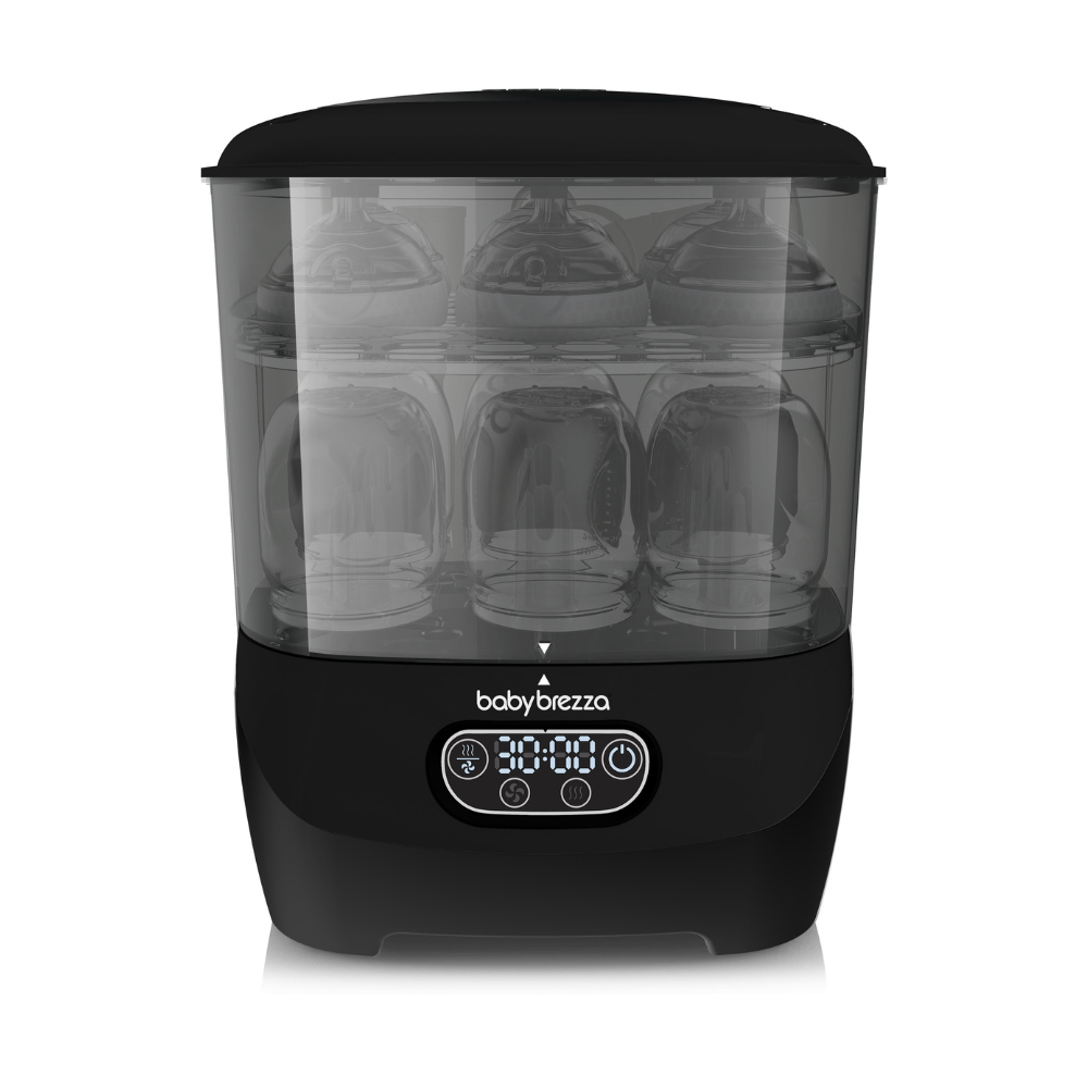 Baby Brezza® Parni sterilizator in sušilec stekleničk Sterilizer Dryer Advanced Black Baby Brezza
