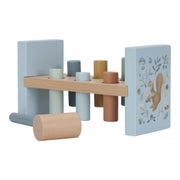 Little Dutch® Lesena igračka s kladivom Forest Friends FSC Little Dutch