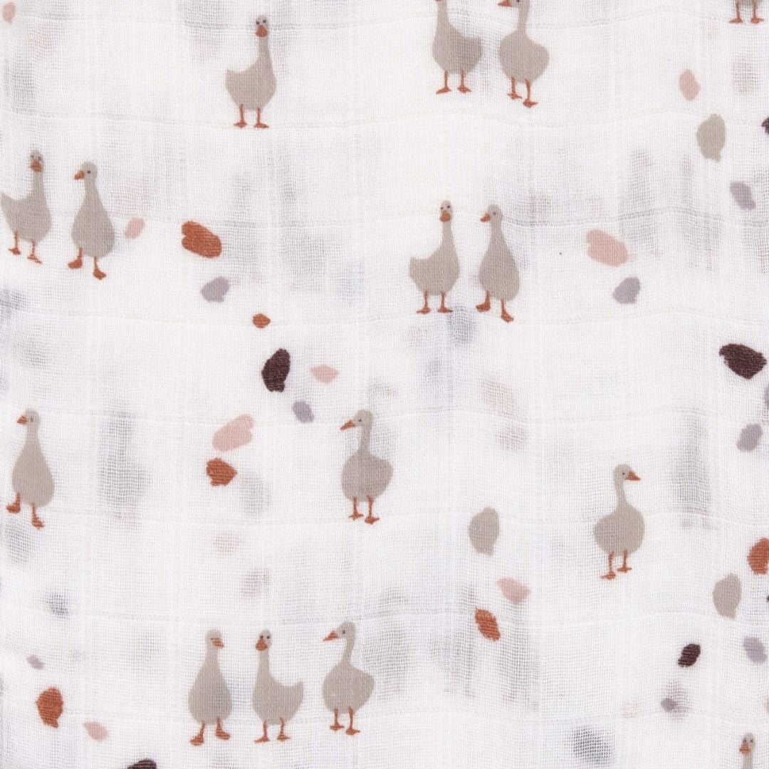 Lässig® Tetra pleničke 3 kosi 80x80 Tiny Farmer Flowers Lässig