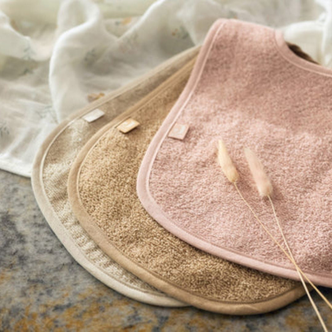 Jollein® Komplet 3 bombažnih slinčkov Wild Rose/Nougat/Biscuit Jollein