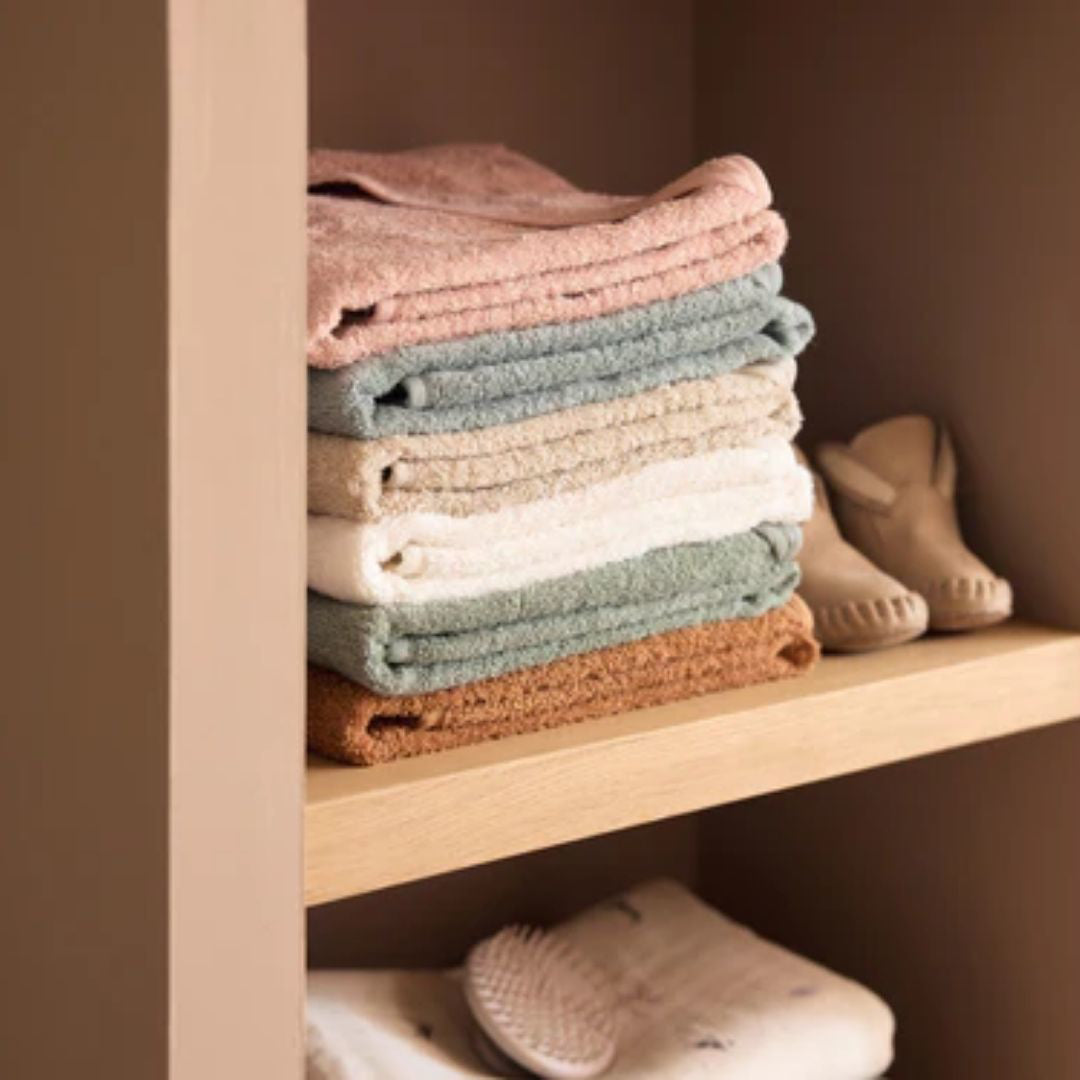 Jollein® Brisača s kapuco Sea Green 75x75 Jollein