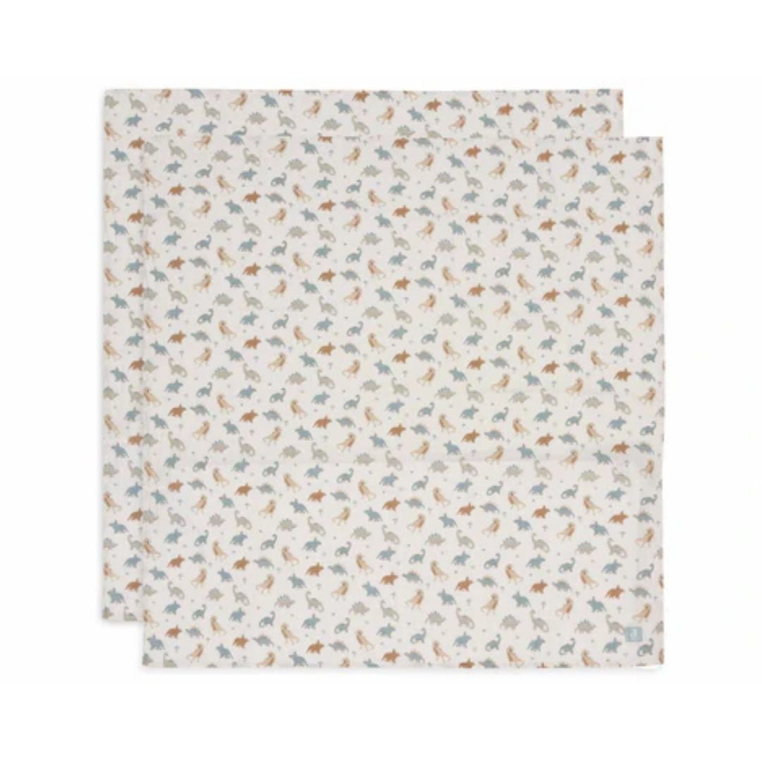 Jollein® Komplet 2 povijalnih pleničk Roarsome 115x115 Jollein