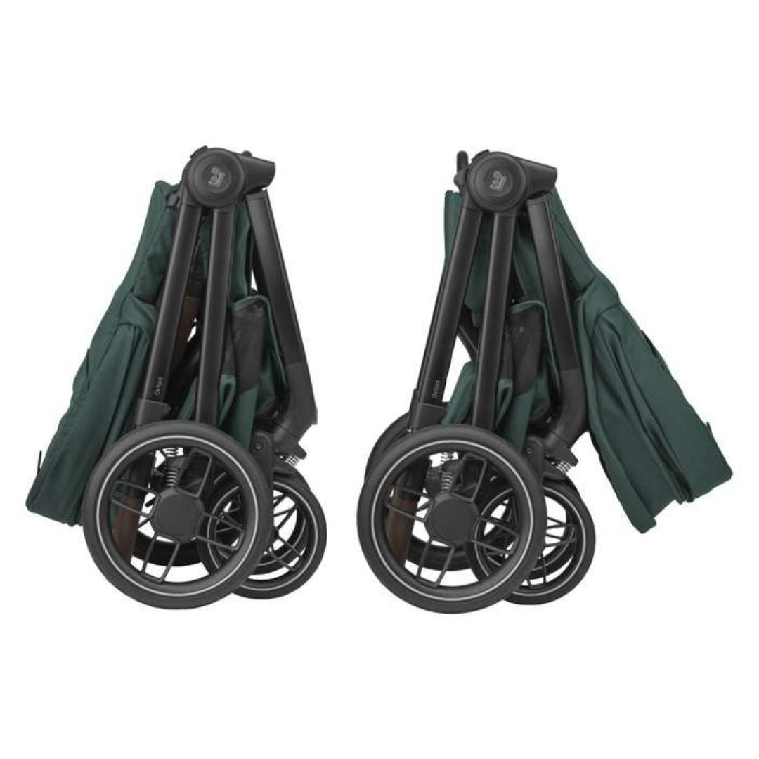 Maxi Cosi® Otroški voziček s sedežno enoto dark frame + dark brown leather Oxford Essential Green Maxi Cosi