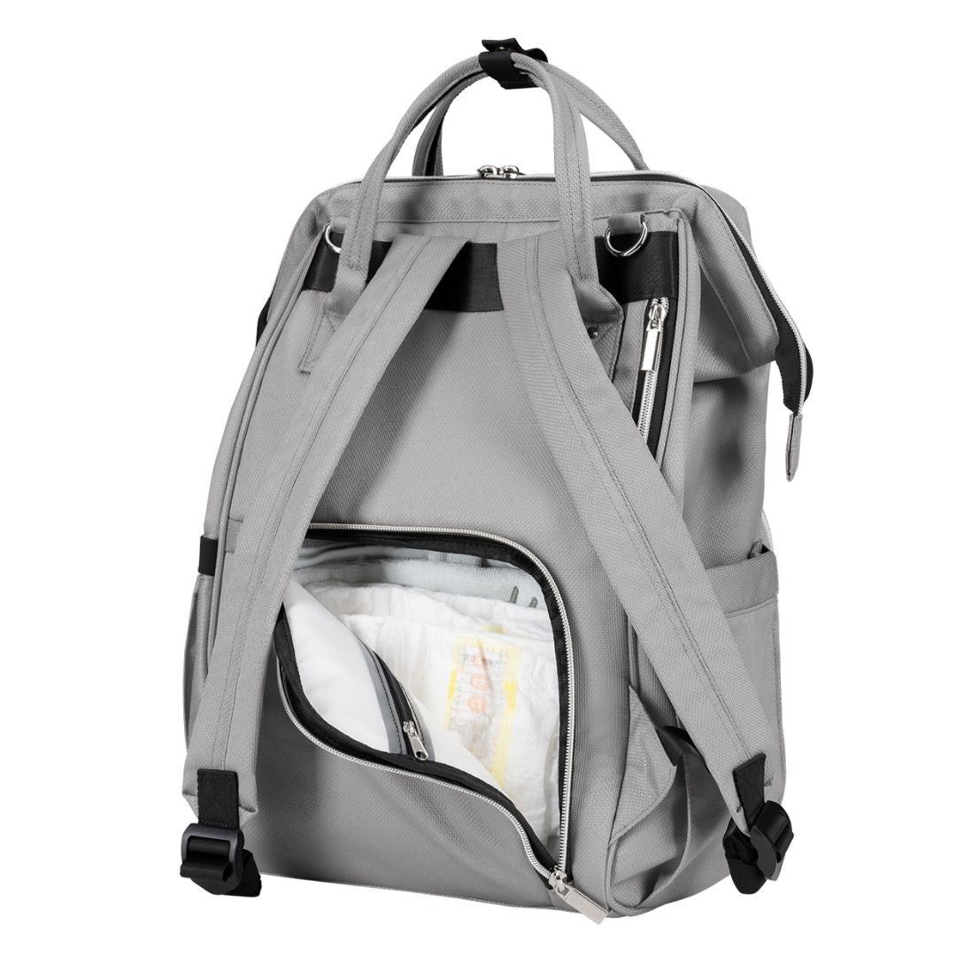 KikkaBoo® Previjalni nahrbtnik Siena Light Grey 2025 KikkaBoo