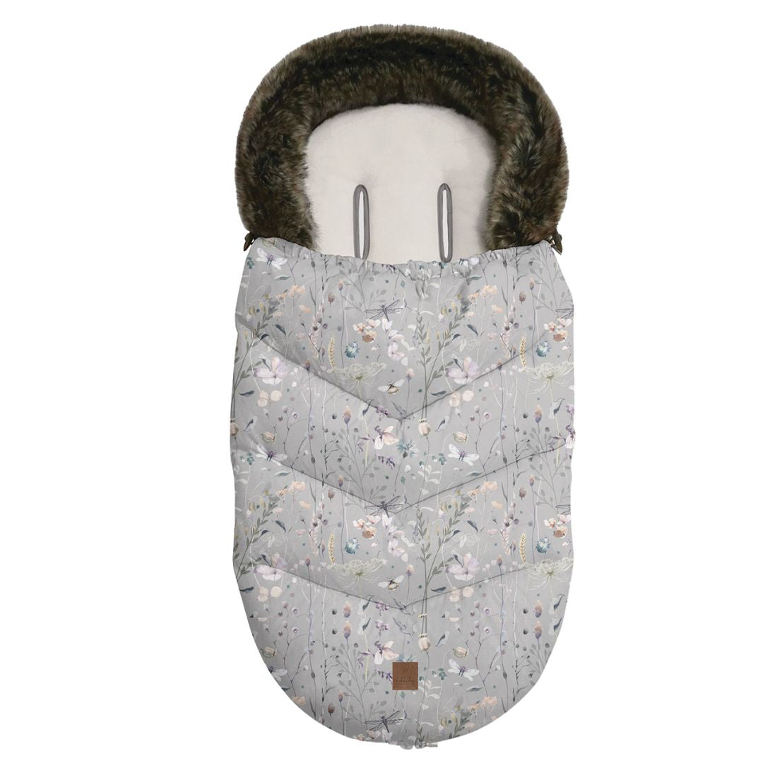 KikkaBoo® Zimska vreča Luxury Dreamy Fields Grey KikkaBoo