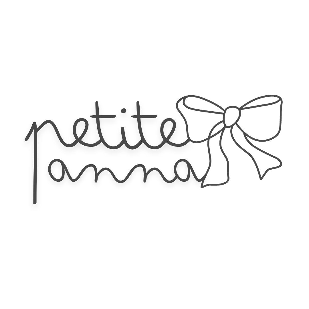 Petite Anna® Špangice za lase Bow Waffle Pink 10 kosov Petite Anna