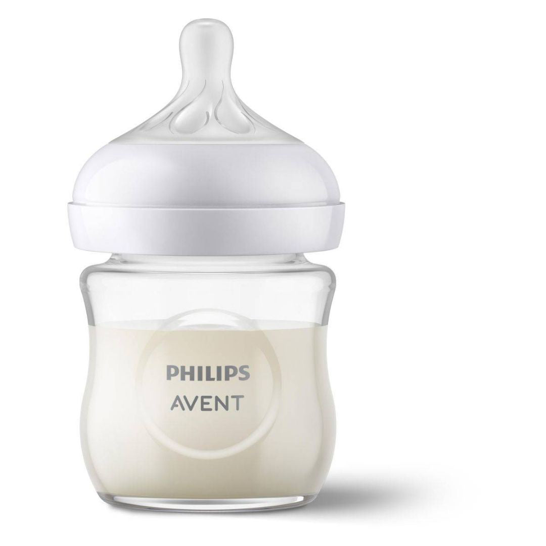 Philips AVENT® Steklena steklenička s cucljem Natural Response 120ml Philips AVENT