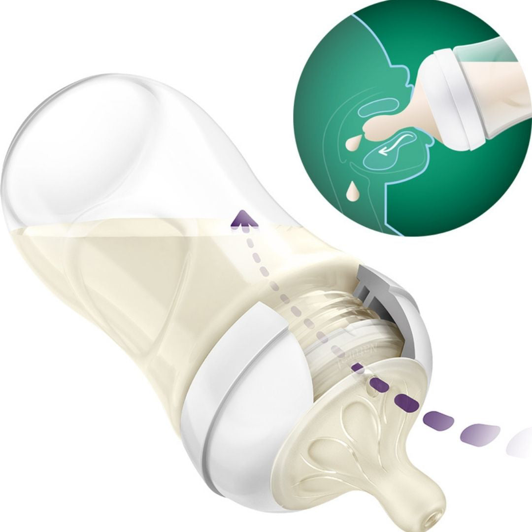 Philips AVENT® Steklena steklenička s cucljem Natural Response 120ml Philips AVENT